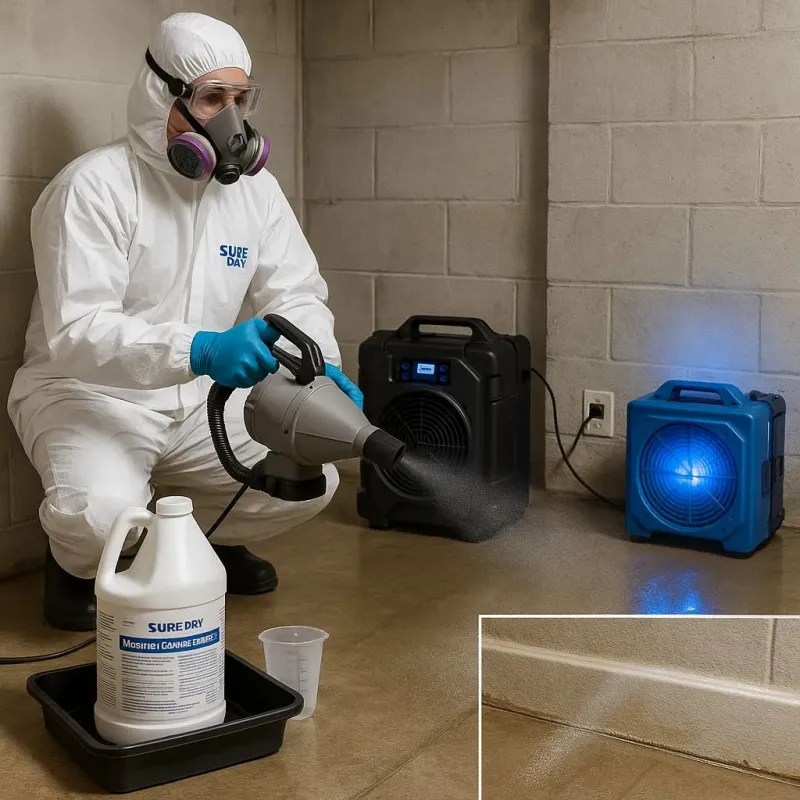 Sanitization and Odor Removal process in Maharishi Vedic City, IA