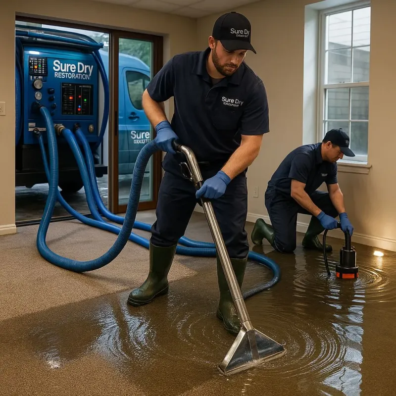 Water Extraction and Removal process in Maharishi Vedic City, IA